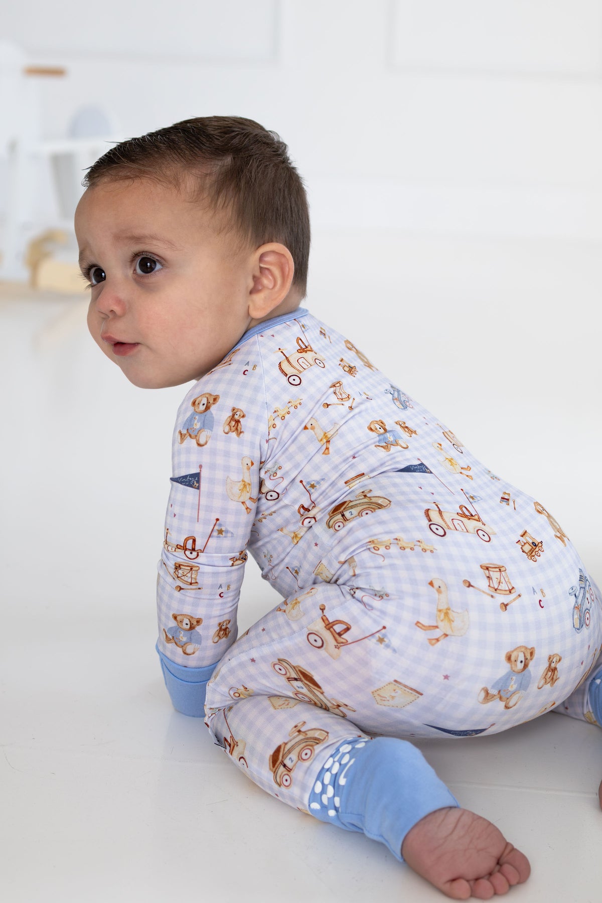 Teddy’s Toy Box Zipper Romper