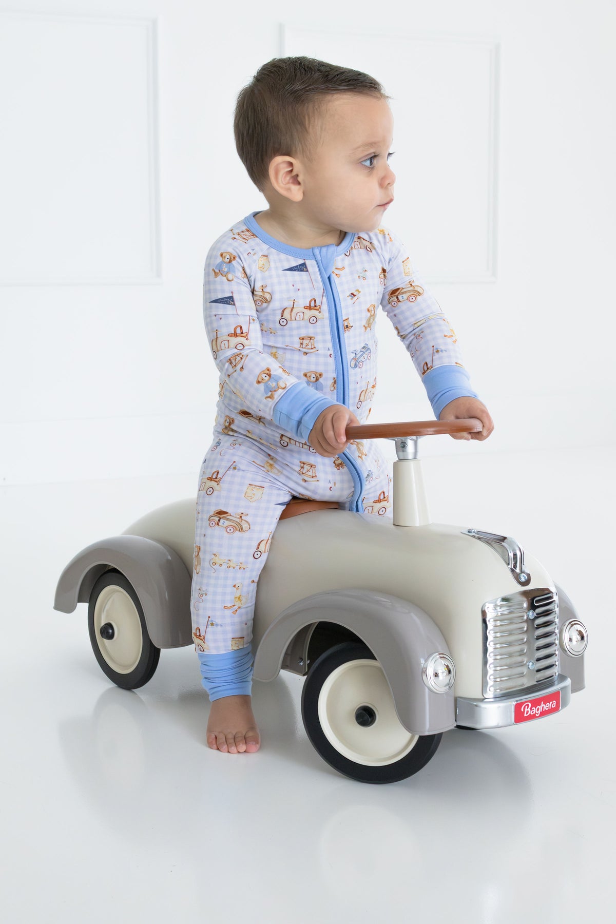 Teddy’s Toy Box Zipper Romper