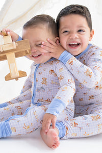 Teddy’s Toy Box Zipper Romper