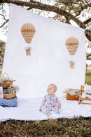 Beary Up, Up & Away Zipper Romper