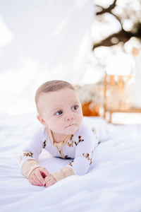 Sweet Dreams, Honey Zipper Romper