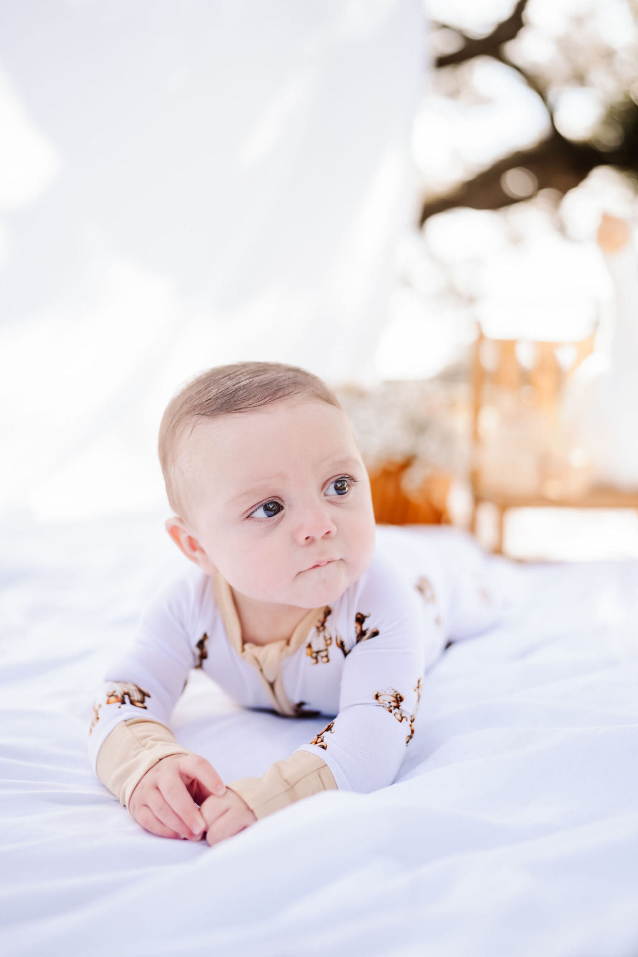 Sweet Dreams, Honey Zipper Romper