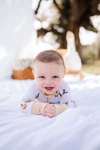 Sweet Dreams, Honey Zipper Romper