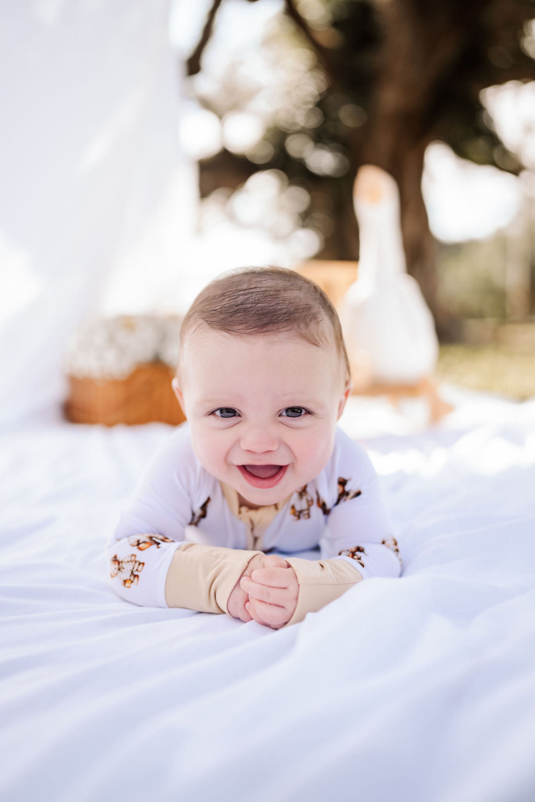 Sweet Dreams, Honey Zipper Romper