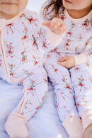 Pretty in Pink Zipper Romper