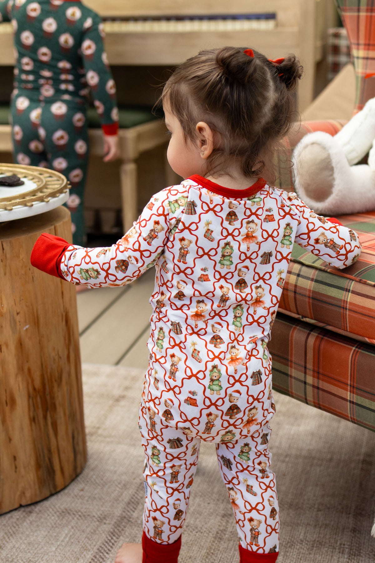 Dressed Up For Santa Zipper Romper