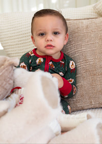 Santa’s Toy Chest Zipper Romper