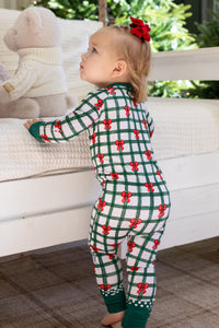 From Santa, With Love Zipper Romper