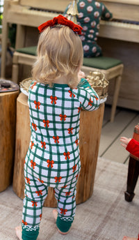 From Santa, With Love Zipper Romper