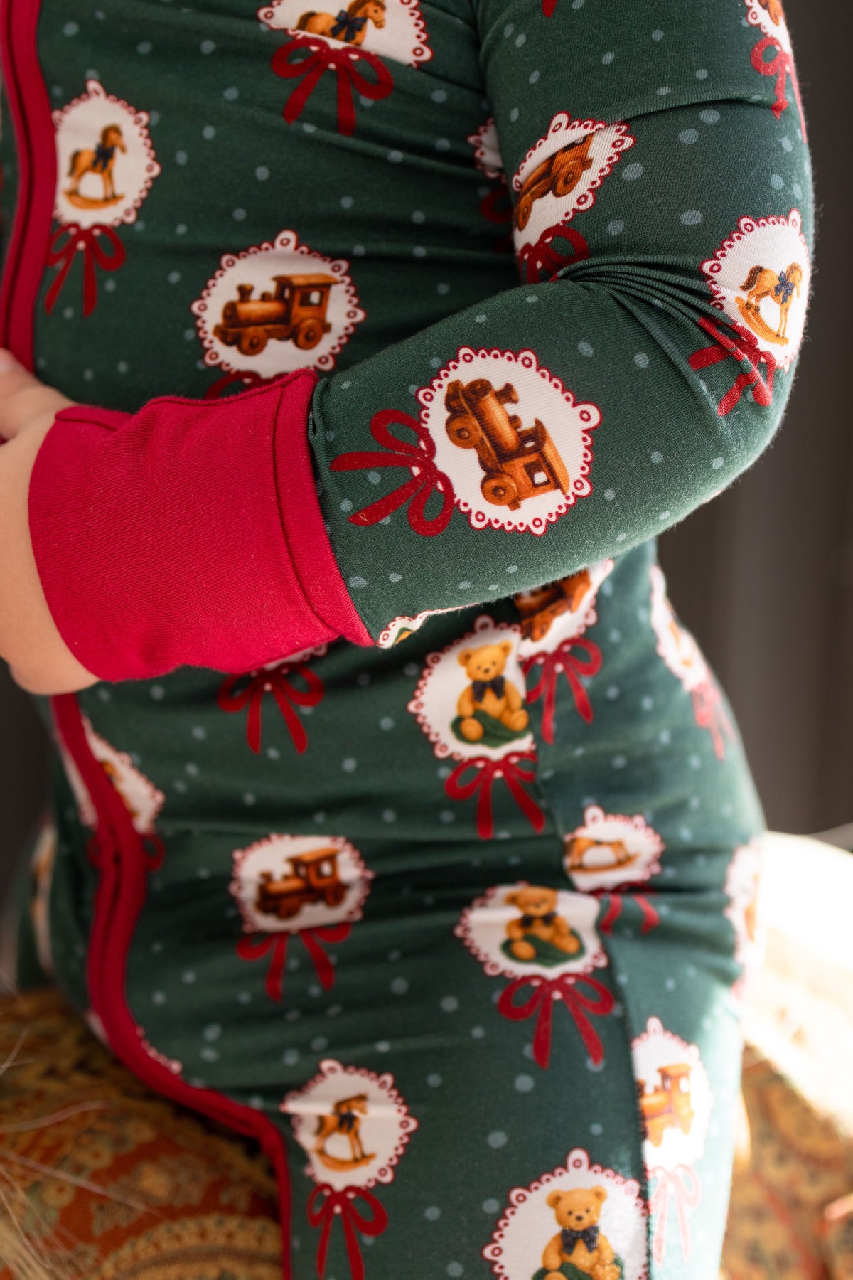Santa’s Toy Chest Zipper Romper