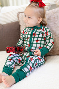 From Santa, With Love Zipper Romper