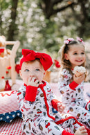 Little Americana Zipper Romper