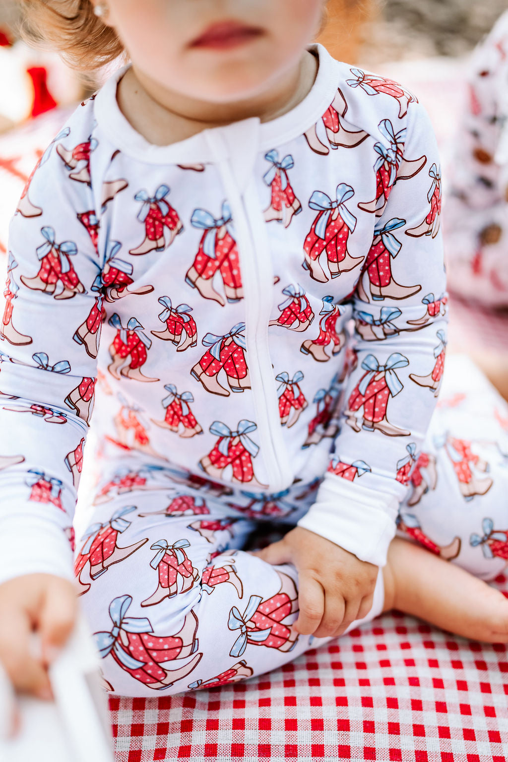 Little Rodeo Firecracker Zipper Romper