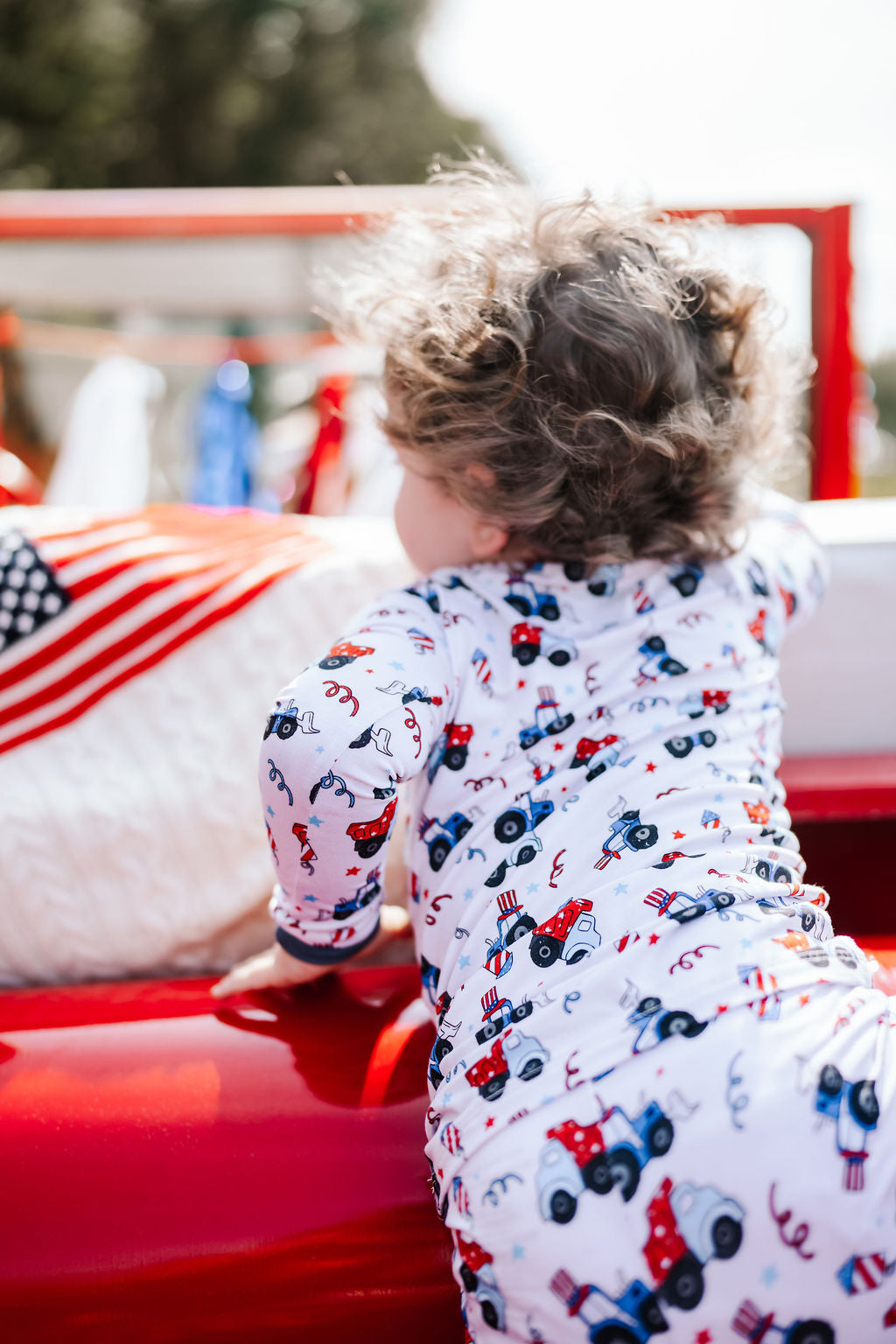 Red, White & Vroom Two Piece Set