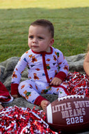 Teddy’s Big Game Zipper Romper