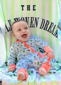 Tiny Jaws Zipper Romper