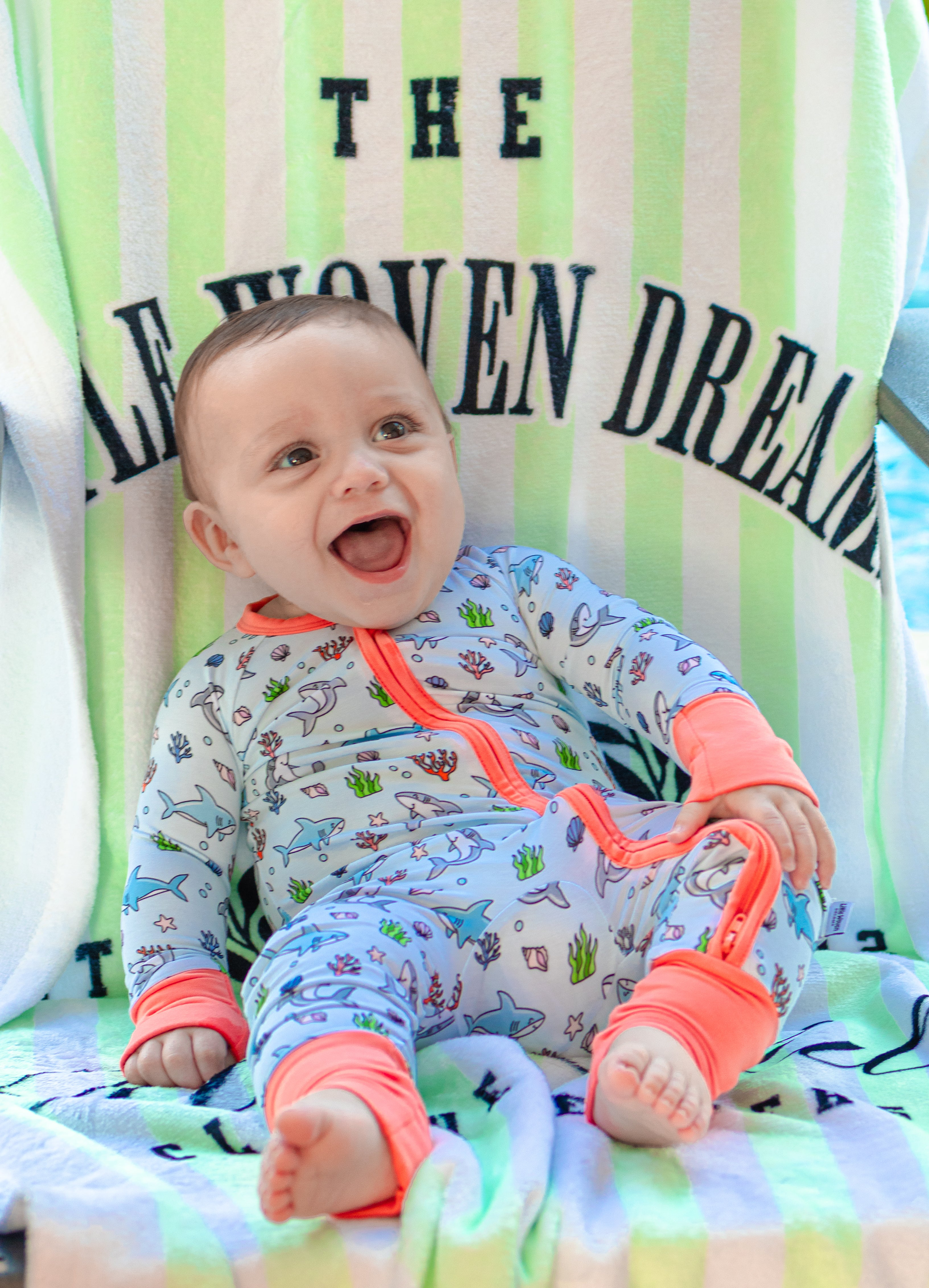 Tiny Jaws Zipper Romper