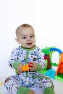 Choo-Choo Saurus Zipper Romper