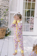 Lemon Vespa Zipper Romper
