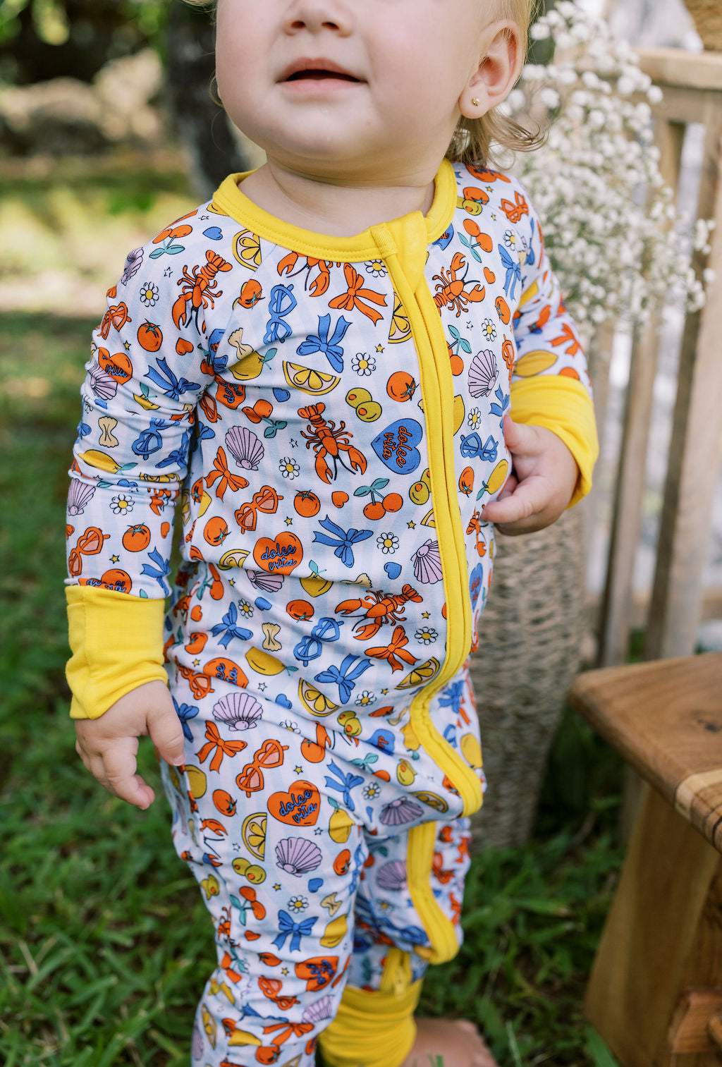 Under the Amalfi Sun Zipper Romper