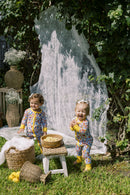Under the Amalfi Sun Zipper Romper