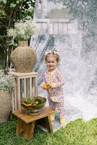 Lemon Vespa Zipper Romper