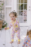 Lemon Vespa Zipper Romper