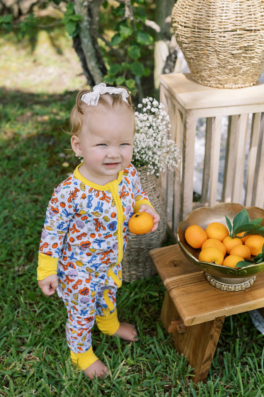 Under the Amalfi Sun Zipper Romper