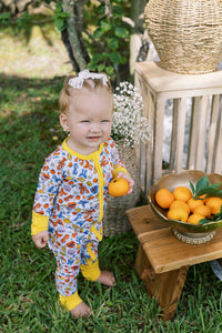 Under the Amalfi Sun Zipper Romper