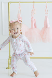 Petal & Pointe Zipper Romper