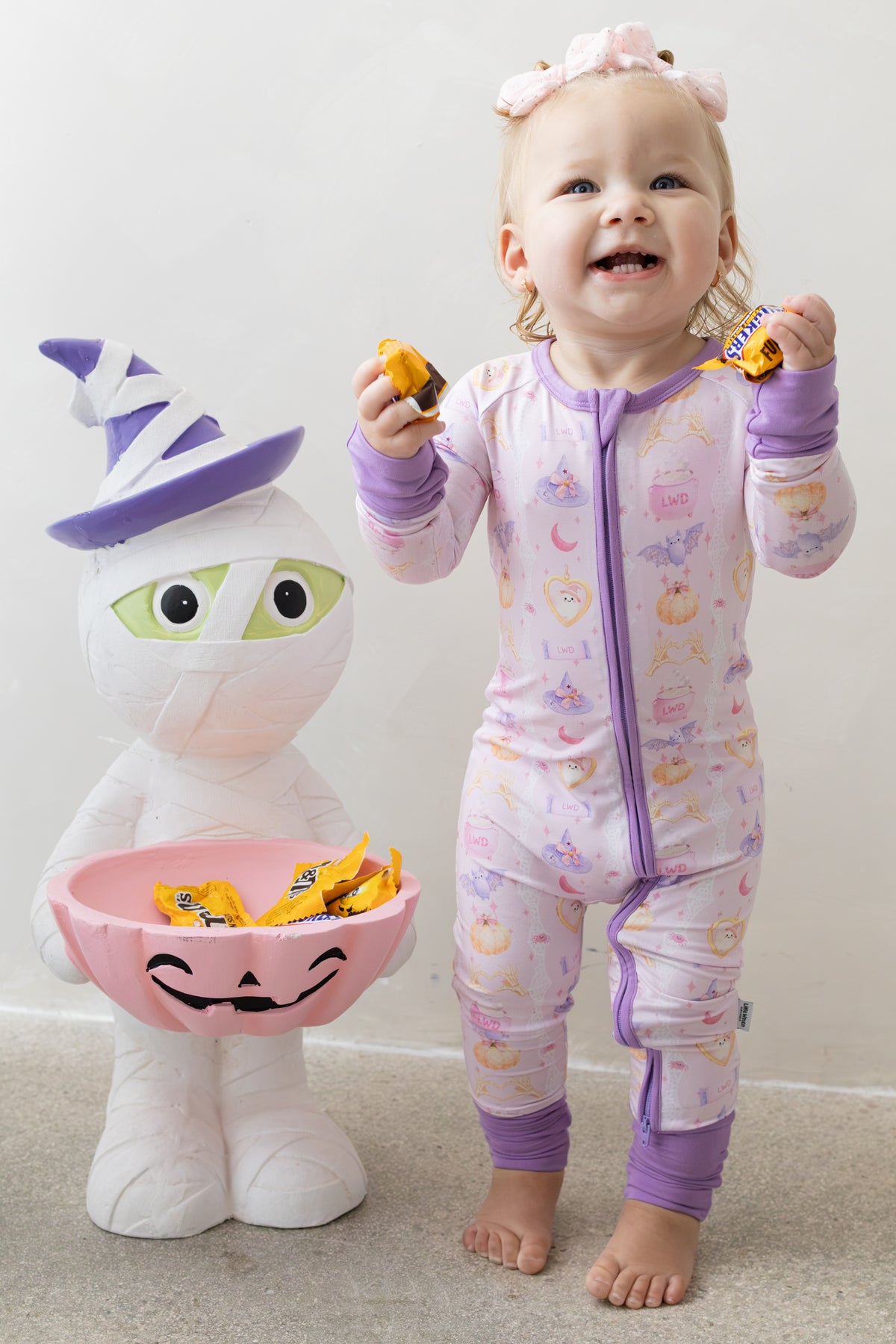 Pinka-Boo Zipper Romper