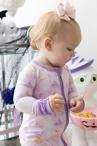 Pinka-Boo Zipper Romper