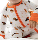 Fangs and Paws Zipper Romper