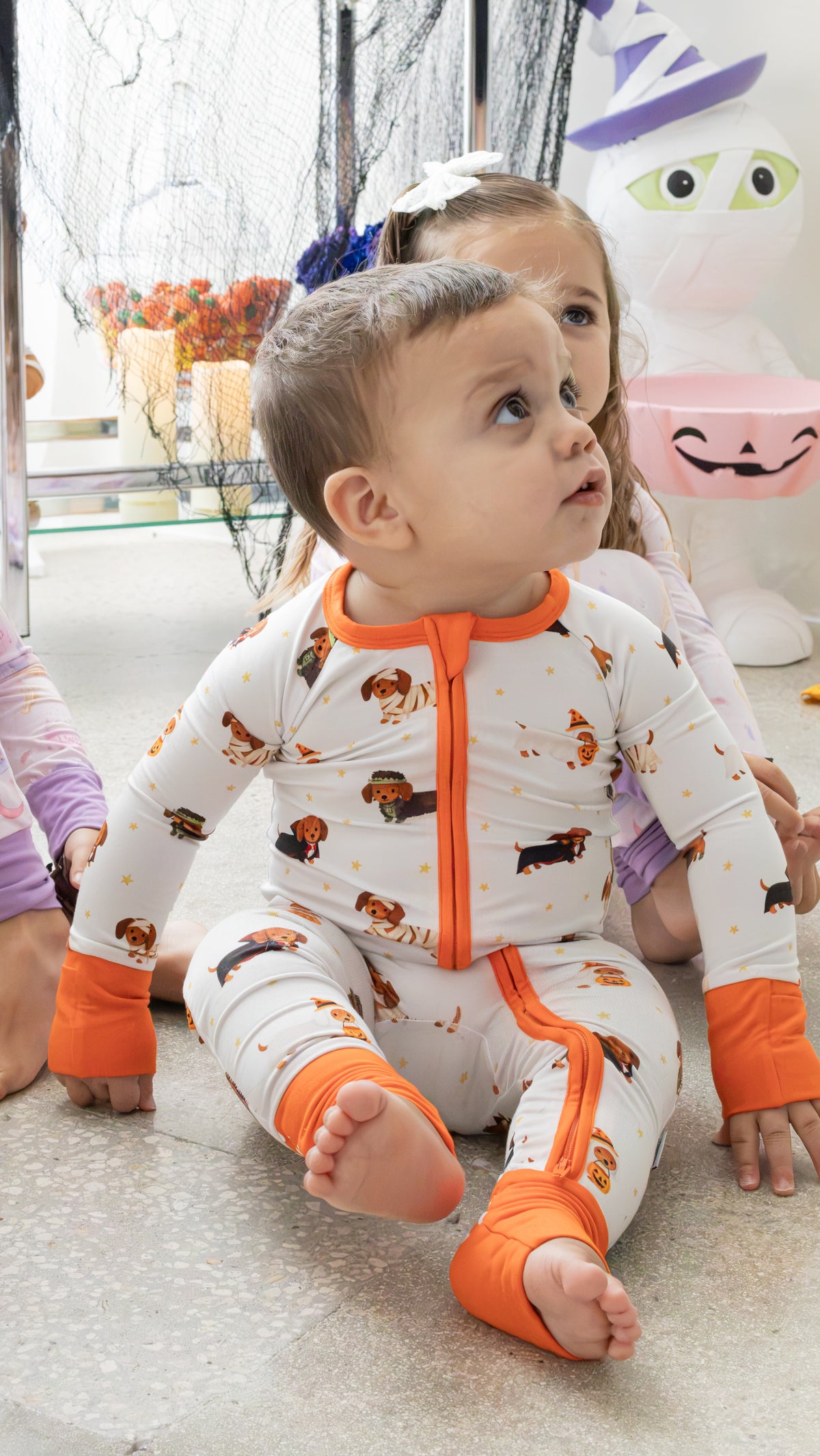 Fangs and Paws Zipper Romper