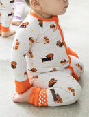 Fangs and Paws Zipper Romper