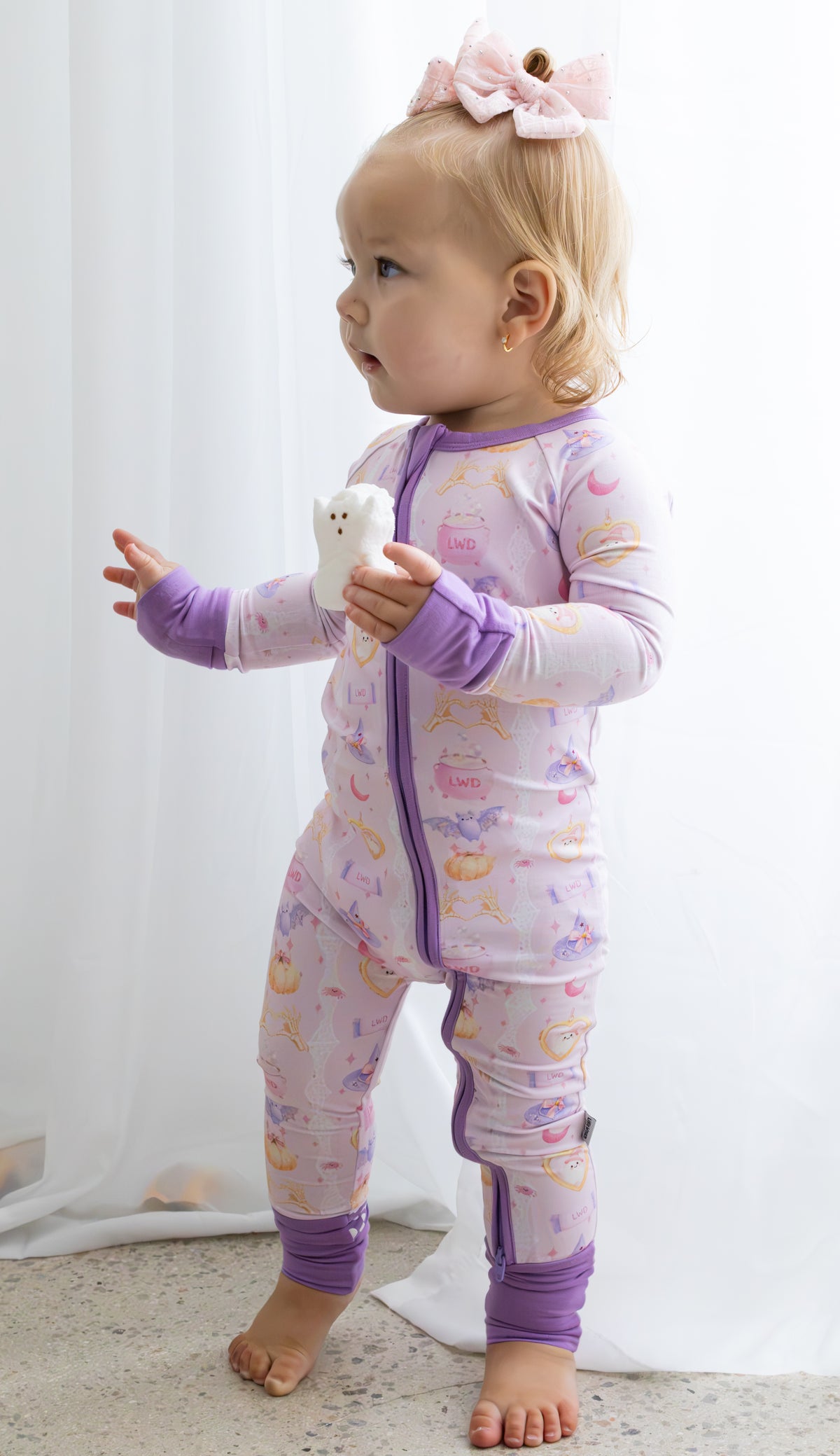 Pinka-Boo Zipper Romper